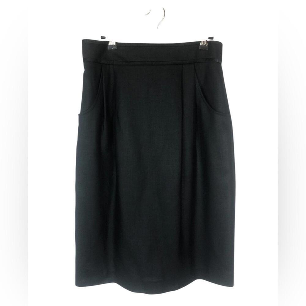 Elegant Black Women's Pencil Skirt by Antonio Melani Fully Lined Front Pockets